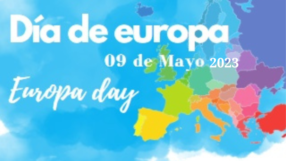 Parte del cartel diseñado por la Casa de la Juventud con motivo del Día de Europa