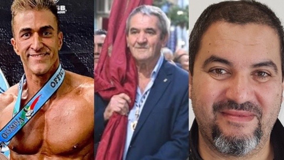 Mariano Catarecha, Eloy Verdugo y Hamed Abdel-Lah