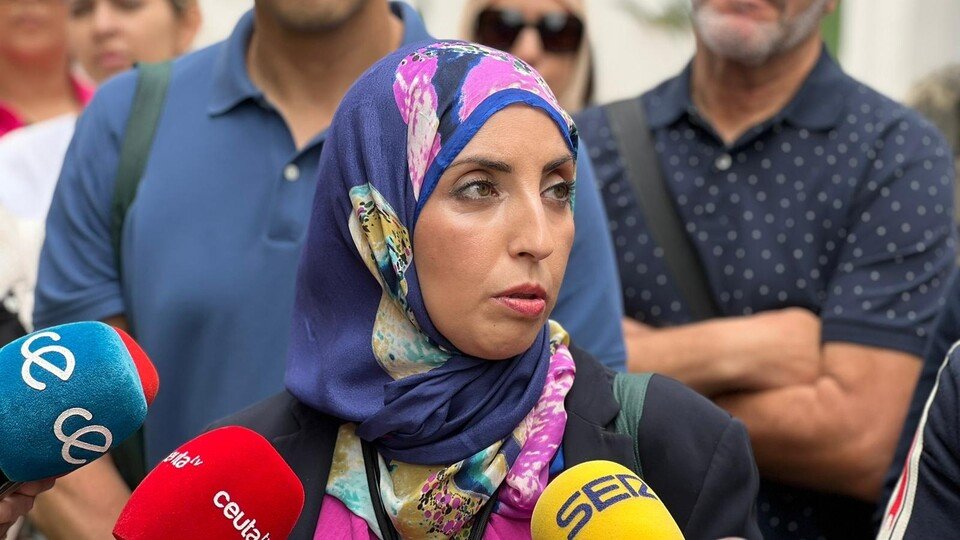 Fatima Hamed, durante un encuentro con los medios / Archivo