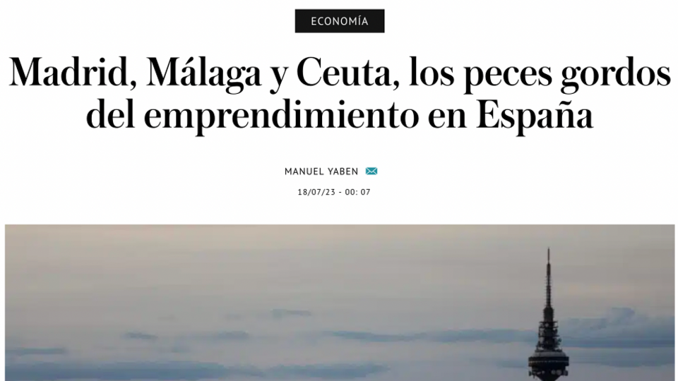 Artículo del diario 'El Independiente'