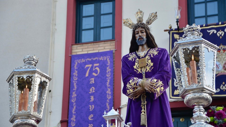Cristo Medinaceli procesión extraordinaria 75º aniversario