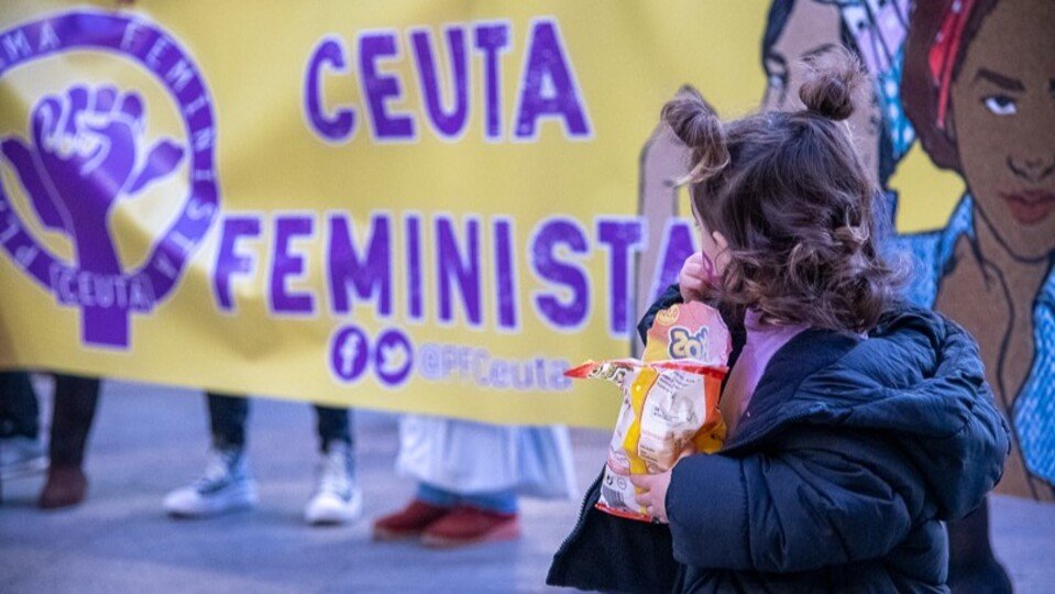 Manifestación de la Plataforma Feminista por el 8-M de 2022 / Archivo
