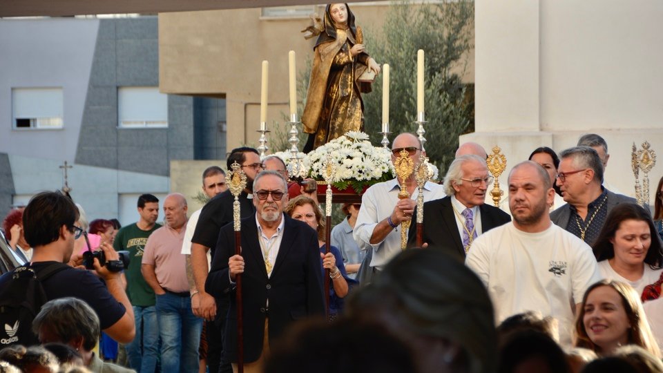Santa Teresa procesión parroquia Rocío Hadú aniversario 14 octubre 2023