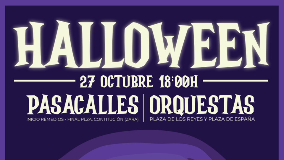 Parte del cartel promocional de las actividades programadas por la festividad de Halloween de 2023