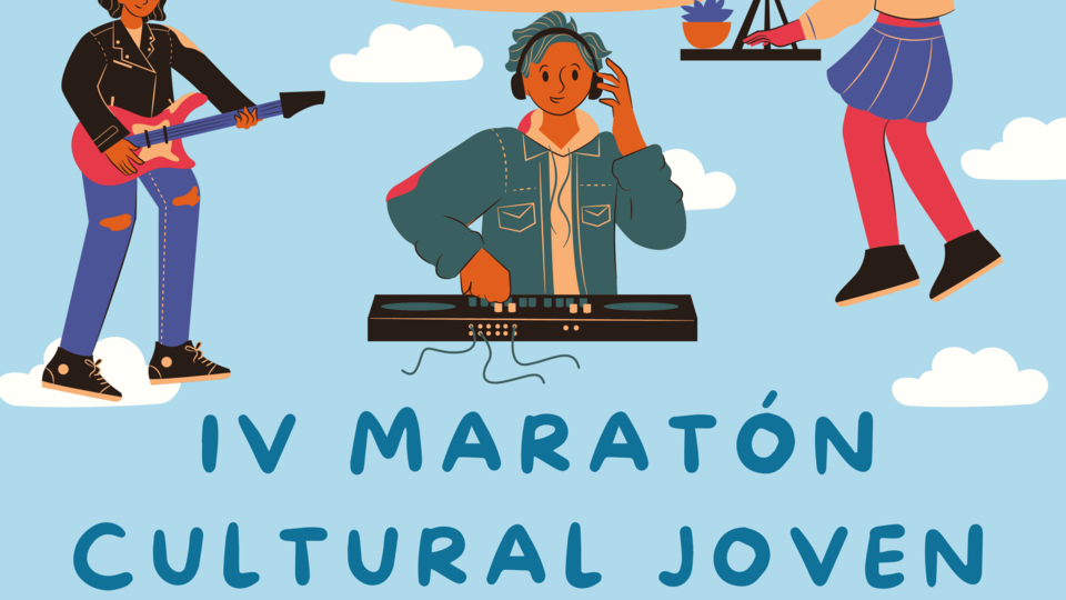 Parte del cartel promocional del IV 'Maratón Cultural Joven'