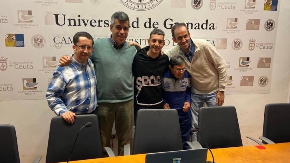 Por la izquierda, Ángel Medina, Roberto Chinchilla, Sergio Olmo, Fran Fuentes y Alberto Nieto. /A.I.