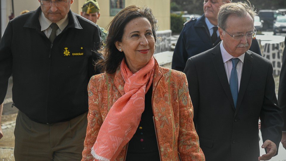 Margarita Robles, durante una visita a Ceuta / Archivo