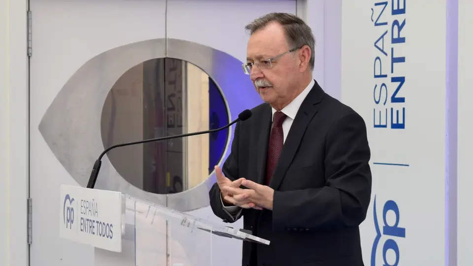 Juan Vivas, durante un acto de partido en el Puerta de &Aacute;frica / Alejandro Castillo
