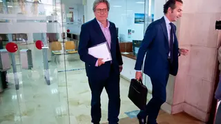 Emilio Carreira a su salida del Juzgado