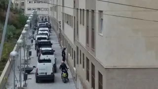 polic&iacute;a desalojo huerta apaisada