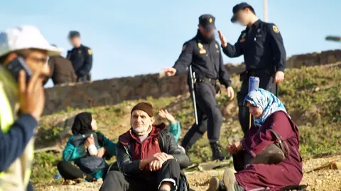 policia marroquies tarajal