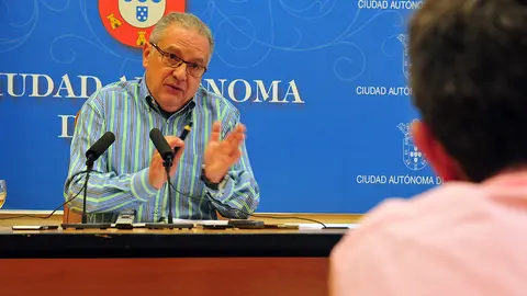 Jacob Hachuel, este viernes en su comparecencia semanal