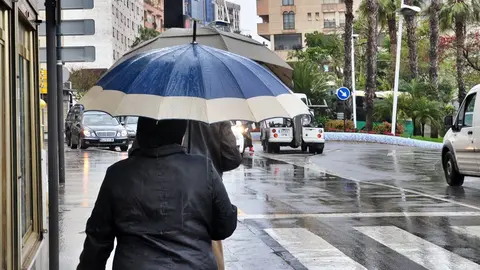 lluvia paraguas
