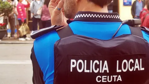 policia local espalda chaleco