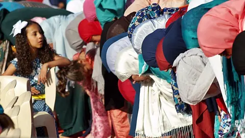 mujeres musulmanas rezo