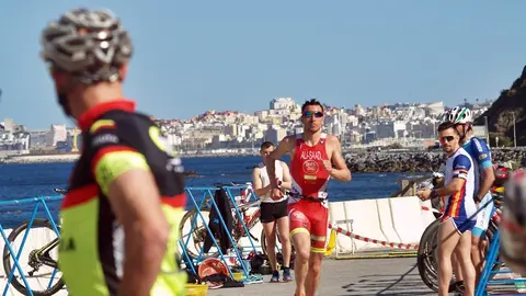 deportistas triatlon