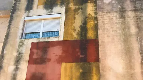 Ventana fachada colores