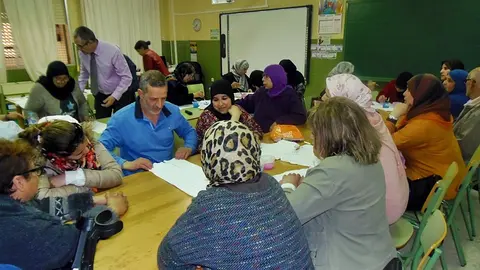 Aula del Centro de Educaci&oacute;n para Adultos Edrissis