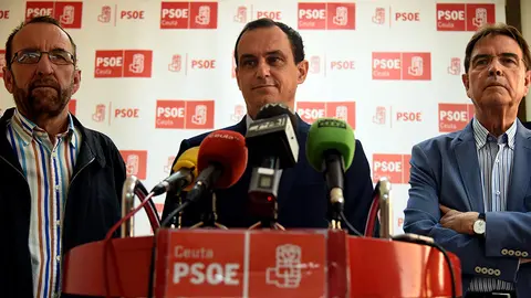 Rafael Leal, Manuel Hern&aacute;ndez y Basilio Fern&aacute;ndez