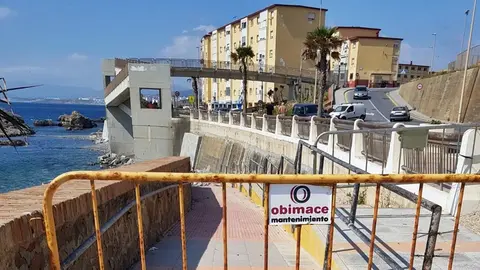 Acceso a la playa de Juan XXIII