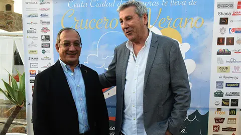 Pepe Daghwani y Juan Torres en las terrazas de El Cielo