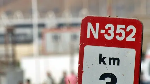 Kil&oacute;metro 3 de la Nacional 352