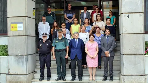 minuto silencio delegaci&oacute;n