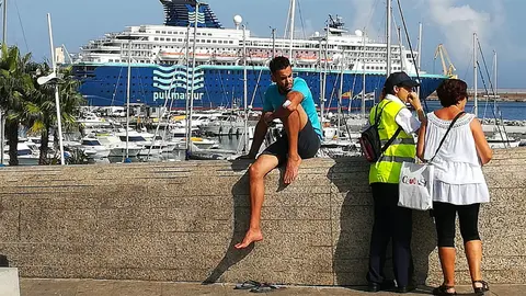 Turistas crucero