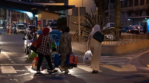 Porteadoras noche frontera tarajal