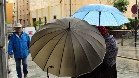 lluvia paraguas