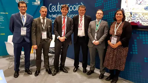 Delegaci&oacute;n ceut&iacute; en la Ice Gaming 2019