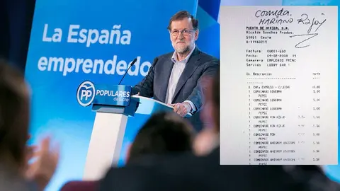 rajoy acto con ticket