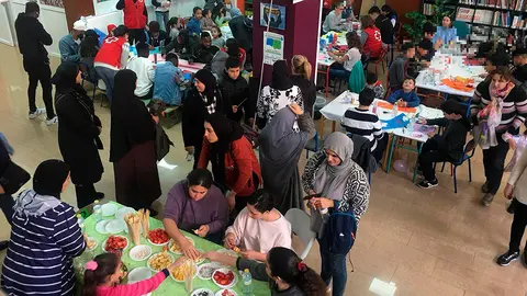 Fiestaen el centro cultural Al Idrissi