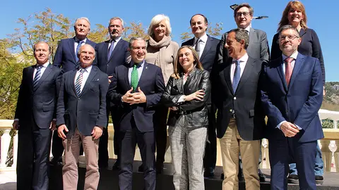 Doncel en la reuni&oacute;n en M&aacute;laga con los Puertos de Andaluc&iacute;a