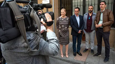 Blanca G&oacute;mez, Manuel Hern&aacute;ndez, Adil Mohamed y Pepe Sim&oacute;n