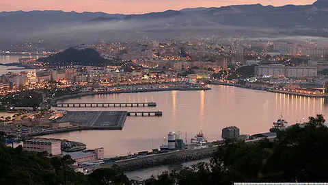 Ceuta desde el monte Hacho