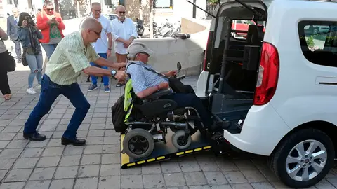 Uno de los nuevos taxis adaptados