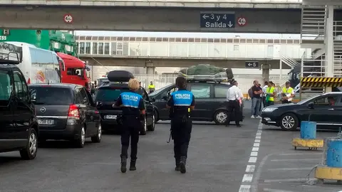 Puerto de Algeciras durante la fase de salida de la OPE
