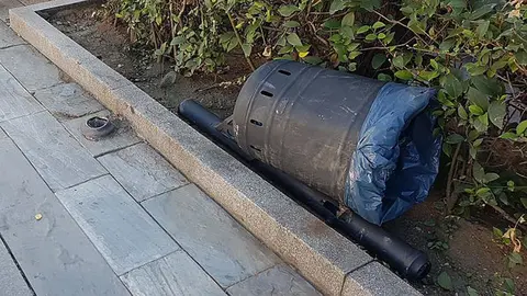 vandalismo papelera