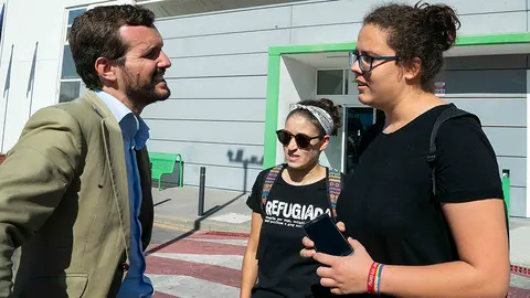 Representantes del FAJC con Pablo Casado