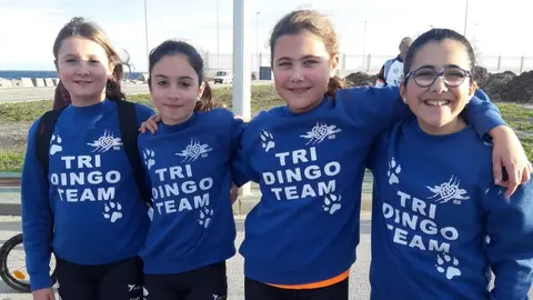 tridingo duatlon navidad 2019 ellas