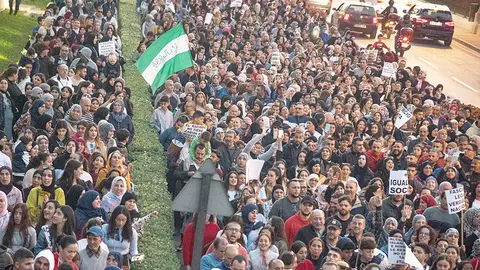 Manifestaci&oacute;n poer la Convivencia y contra el Racismo