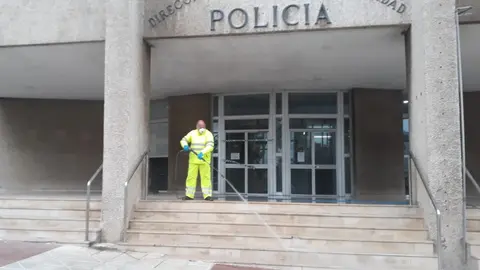 tragsa trace desinfecta policia