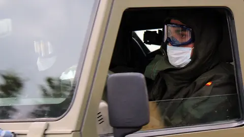militares mascarilla