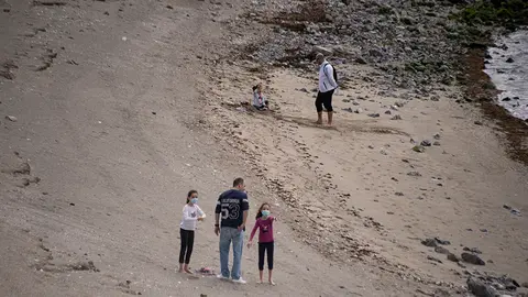 Playa mascarilla ni&ntilde;os