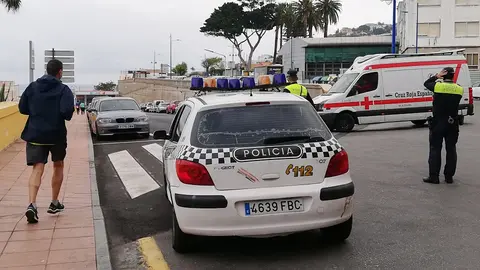 Coche patrulla de la Polic&iacute;a local