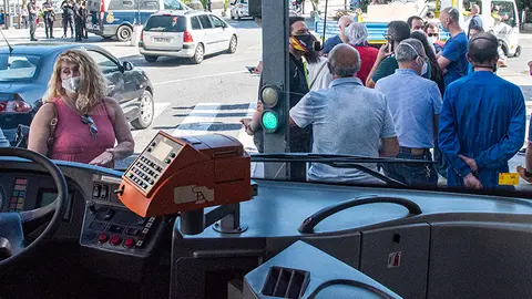Autob&uacute;s interior panoramica