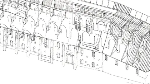 Boceto del proyecto Los lienzos de la Almina_