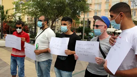 invidentes marruecos ceti asilo