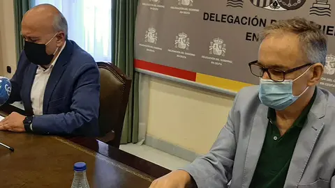 Javier Guerrero y Jes&uacute;s Lopera